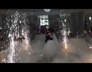 дым и фонтаны