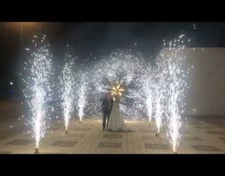 фонтаны + цветок