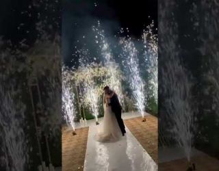 Бенгальские огни + холодные фонтаны