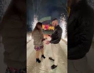 Пиротехническое сердце на свадьбу