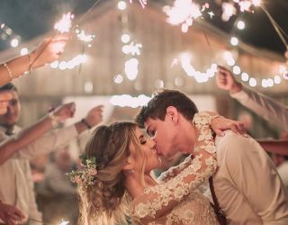 Большие бенгальские огни на свадьбу