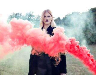 Цветной дым ручной на свадьбу