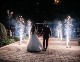 Фонтаны холодного горения на свадьбу