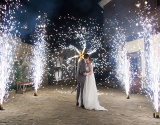 Фонтаны холодного горения на свадьбу