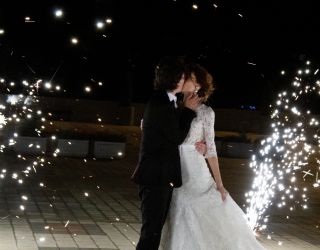 Фонтаны холодного горения на свадьбу