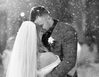 Снег на свадьбу в Ставрополе